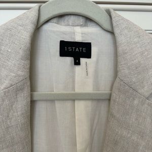 NWT 1 STATE. Linen Blazer